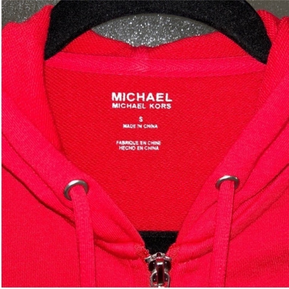 ❤️‍🔥FIRM PRICE❤️‍🔥NWOT MICHAEL KORS Logo Tape Stretch Jacket - Picture 9 of 14